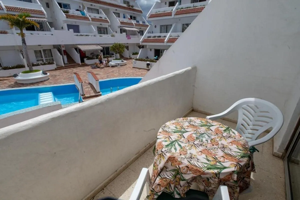 Central Location P, Terrace With Pool View, Sunny, Quiet, Wifi Playa de las Americas